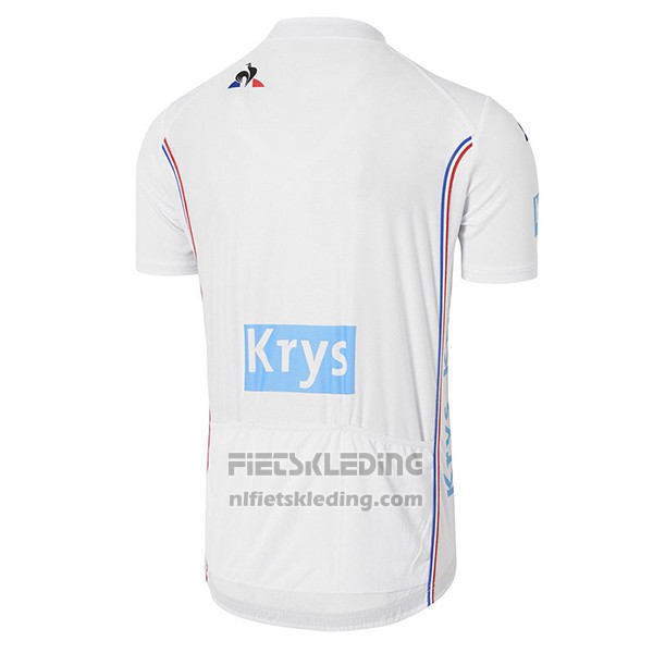 2017 Fietskleding Tour de France Wit Korte Mouwen en Koersbroek